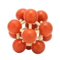 thumbnail image 1 of Juguetes de madera con cerradura para adultos, forma de bola espacial, mejora la flexibilidad, rompecabezas entrelazados., 1 of 14