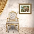 thumbnail image 3 of Borelli, Guido 14x12 Gold Ornate Wood Framed with Double Matting Museum Art Print Titled - Positano dalla terrazza, 3 of 4