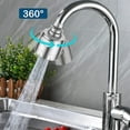thumbnail image 5 of 2pc Arateur De Robinet, 360 Pivotant Robinet, Gorgeurs Arateur Robinet, Conomie D'eau Robinet Filtre Rgulateur Spray Tte Buse Pour Cuisine Salle, 5 of 5