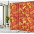 thumbnail image 4 of Ambesonne Orange Shower Curtain, Nature Designs, 69"Wx84"L, Burnt Orange, 4 of 4