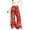 Wine, variant on Women's Casual Wide Leg Pants, Christmas Print Elastic Waist Loose Plush Trousers, Warm Winter Pants for Holiday Parties and Cozy Nights,Wine,L