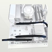 YongCo PCIe 5.0 X16 Angle Graphics Card Risers Braide Shield Extension Cable Right Exit