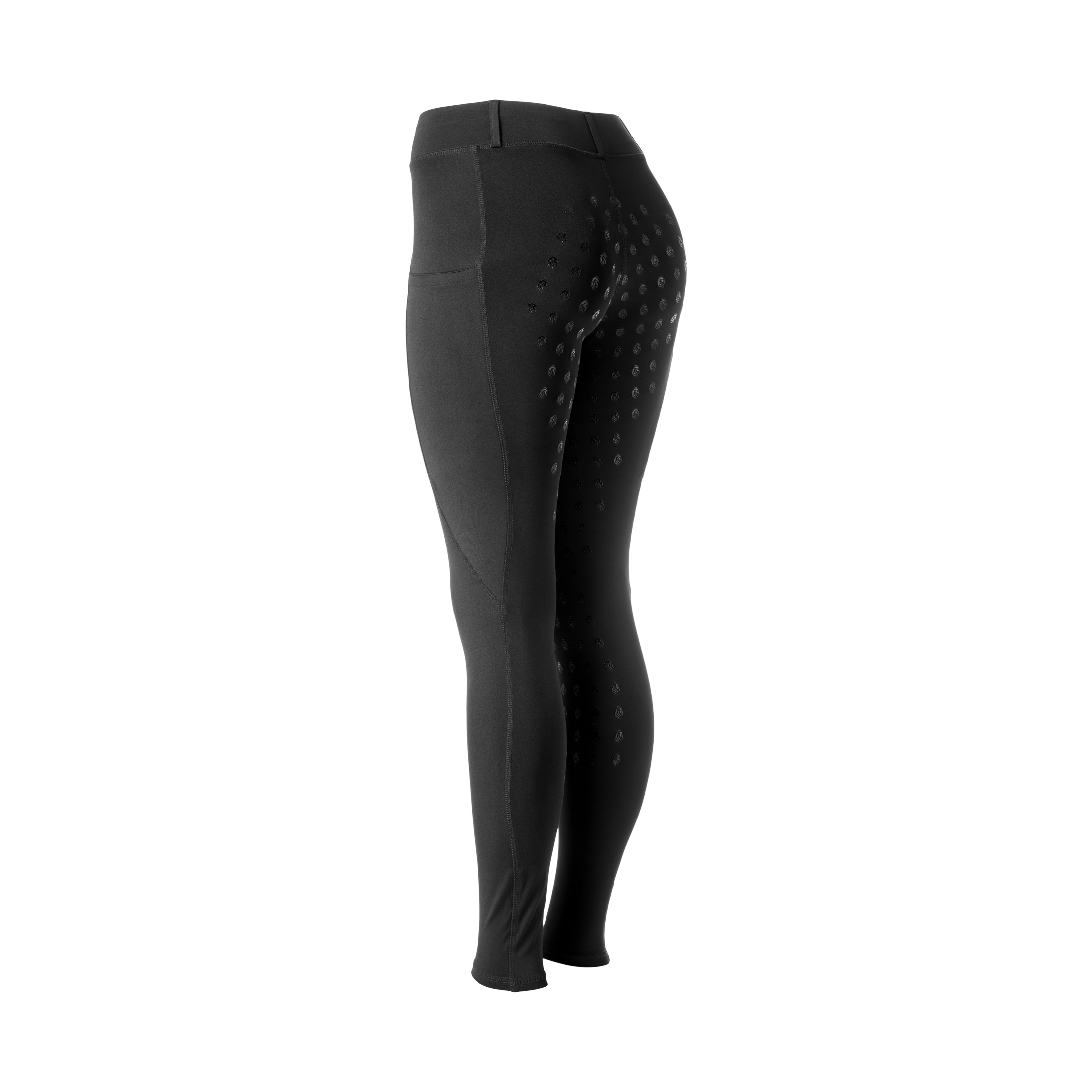 Equinavia Classic Womens Silicone Full Seat Horse Riding Pants with Phone Pockets | Equestrian Breeches Schooling Tights