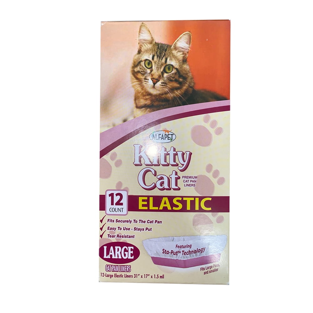 Van Ness DL715 Pureness Extra Giant Drawstring Cat Pan Liner 60-Count 4 Packs of 15 