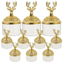 Candy Jar 12 Pcs Chocolate Packaging Cookies Wedding Treat Boxes Christmas Containers Stand Pp Banquet