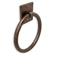 thumbnail image 2 of Monarch Abode 17089 Hand Hammered Bathroom Hardware, Towel Ring, Pure Copper, 2 of 2