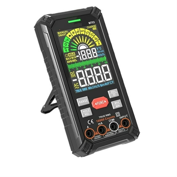 MT03 10000 Counts Smart Rechargeable Multimeter Auto Range Ture RMS 1000V 10A Tester Ohm Hz Capacitance NCV Digital Multimeter ,Accurate and Speed