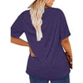 thumbnail image 4 of XCHQRTI Womens Plus Size Graphic Tees Faith T-Shirts Christian Tshirt Casual Short Sleeve Tops, 4 of 8