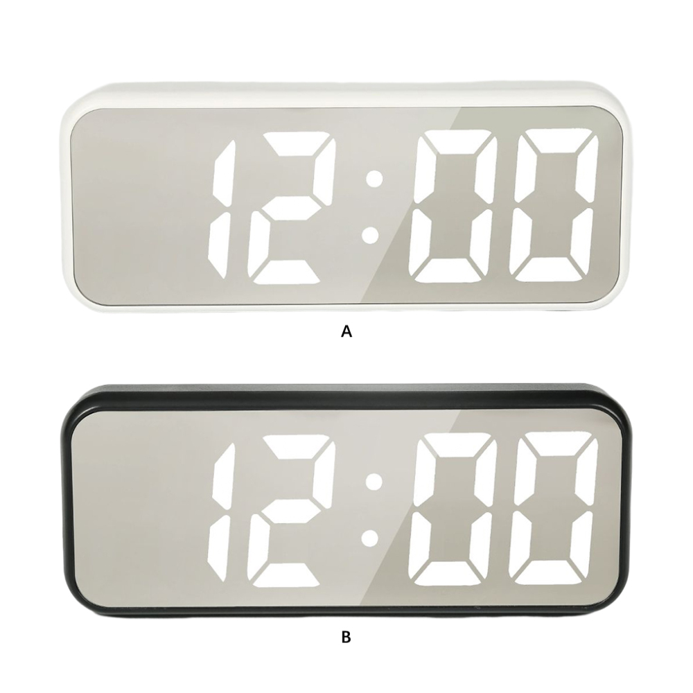 Alextreme LED Display Digital Alarm Clock Dimmable Low Consumption