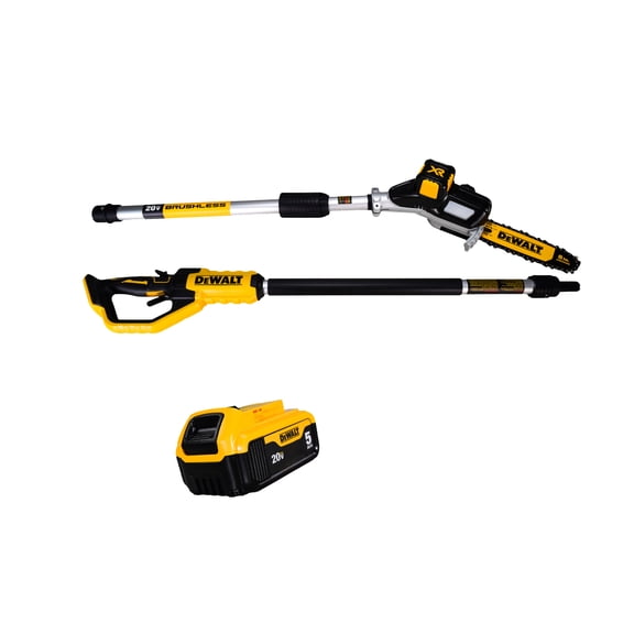 DeWalt DCPS620B 20V MAX XR 15 Ft. Cordless Pole Saw with 5Ah Battery