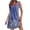Blue, variant on LYXSSBYX Boho Dresses for Women 2024 Women's Casual Sundress With Pockets Summer Boho Beach Dress Floral T-Shirts Dress V Neck Loose Tank Dresses