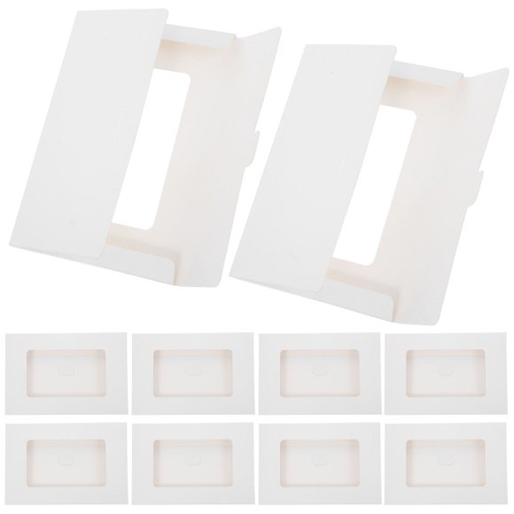 EXHUMKY 30Ud Caja Multifuncional Para Sobres Con Ventana Y Marcos De Cartón Para Cartas