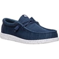 thumbnail image 5 of HEYDUDE Wally Stretch Sox Wide , Navy, 11, 5 of 6