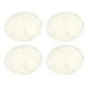 thumbnail image 1 of 4X Alfombra de Lana de Piel Sintetica de Oveja Alfombra 30 x 30 cm Estera Alfombra de Cojin Silla Decorativo Pelo Largo Suave Mullido (Redondo Blanco), 1 of 8