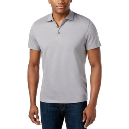 - Alfani NEW Gray Shark `Mens Size XL Polo Rugby Solid Seamed Shirt