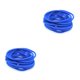thumbnail image 1 of Lazos para el cabello Qarigey 10 Uds. mixtos ajustables sólidos para la escuela alta elasticidad azul real 2Conjunto, 1 of 6