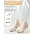 thumbnail image 6 of 6Pairs Women's Toe Topper Liner Socks - Half socks for women,High Heel Shoe Inserts,Suitable for Women's Shoes, 6 of 6