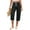 Black, variant on Rosvigor Capris Pants for Women High Waisted Lightweight Pants Summer Casual Joggers with Pockets