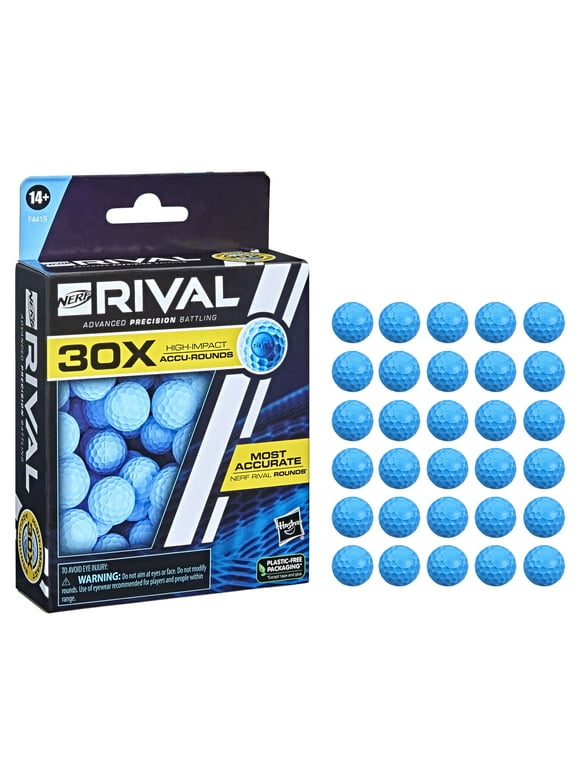 Nerf Rival 30 Accu-Round Refill, Includes 30 Nerf Rival Accu-Rounds, Ages 14+