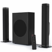 GCZ Soundbar with Subwoofer, 2.1 CH Separable Sound Bars for TV, Bluetooth/HDMI-ARC/Aux/Opt 3D Surround Sound