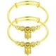 thumbnail image 1 of Girls Bracelet Dream Catcher Bracelet for Teen Girls Valentine's Day Golden Zinc Alloy Elegant Decoration 2Pack, 1 of 5