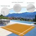 thumbnail image 5 of 4' x 6' Outdoor Rug, Pure Turmeric Outdoor Washable Rug Large Floor Carpet, Simple Solid Color Non Shedding Area Rug for Outside Patio RV Porch Deck Balcony Camping Living Room, 5 of 9