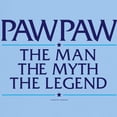 thumbnail image 3 of CafePress - Pawpaw Man Myth Legend T Shirt - Men's Classic Graphic T-Shirt, 3 of 4