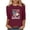 Wine, variant on Lazyguy Fourth of July, T-Shirts Women Graphic Printed Loose Shirts Round Neck Bracelet Sleeves Tees Tops for Festival Party S-4XL Navy