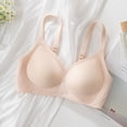 thumbnail image 1 of Ropa interior de apoyo suave de gelatina sin costuras para mujer, pecho pequeño, push up, sujetador de copa fija antiflacidez fino de verano, pecho grande y pequeño, 1 of 1