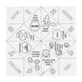 thumbnail image 2 of Fun Express Color Your Own Conflict Resolution Fortune Teller Games, Bulk 48 Pieces, 2 of 4