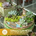 thumbnail image 3 of 12 piezas de valla de madera en miniatura para casa de muñecas, decoración de vallas de estacas, modelos de mini vallas de jardín para bonsáis, accesorios de micropaisajismo, color caqui, 3 of 7
