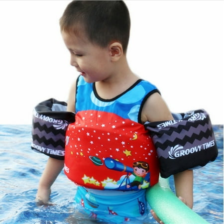 Toddler Life Jacket Kids Swim Floaties Vest Arm Bands Puddle
