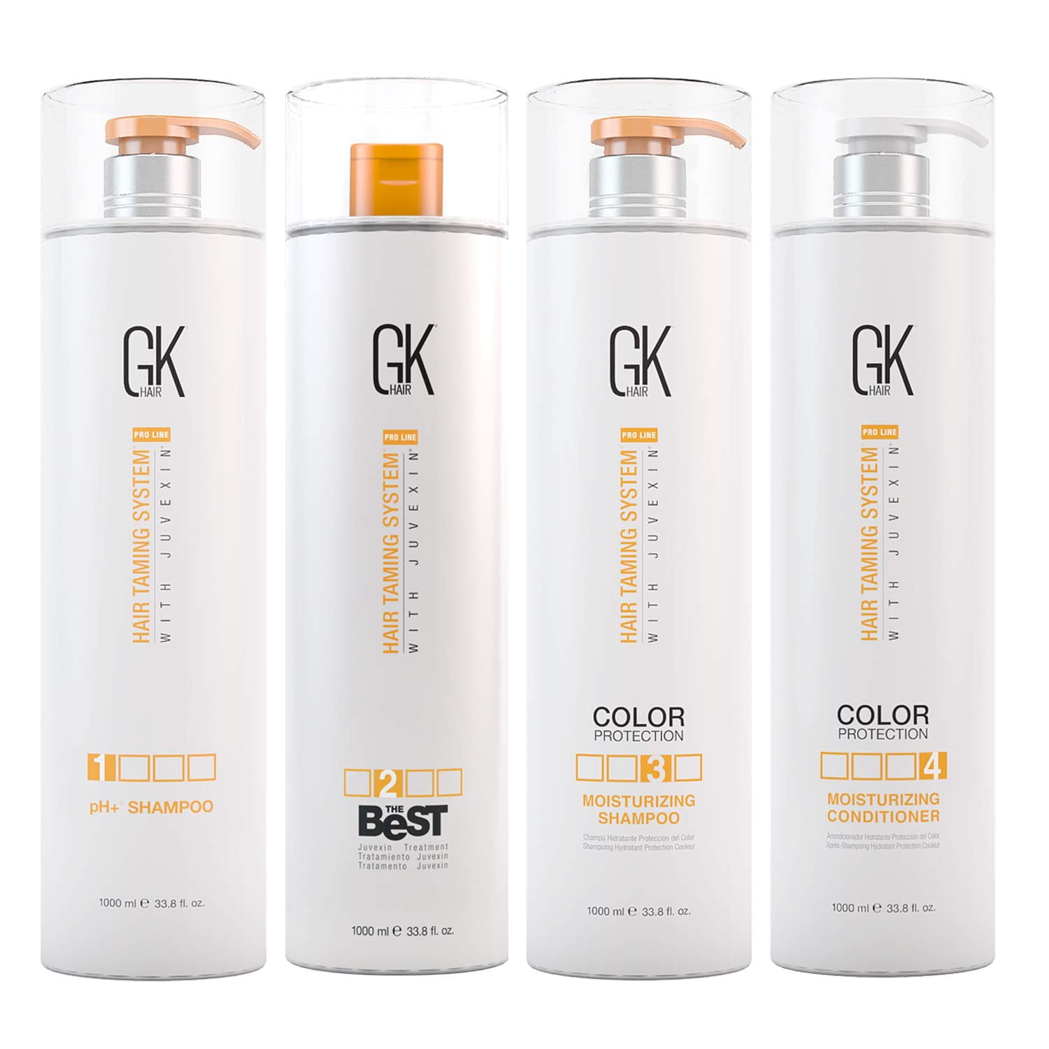 GK HAIR Global Keratin The Best Kit ( Fl Oz/1000ml) Smoothing Keratin  Hair Treatment Professional Brazilian Complex Blowout Straightening For  Silky Smooth & Frizz Free Hair - Formaldehyde Free 