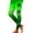 A-Green207, variant on Womens St. Patrick's Day Glitter Shamrock Print Leggings Stretch High Waist Casual Pants For Holiday And Daily Wear