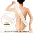 thumbnail image 2 of Natural Cotton Linen Removal Dead Skin Acne Sponge Bath Towel (Yellow), 2 of 5