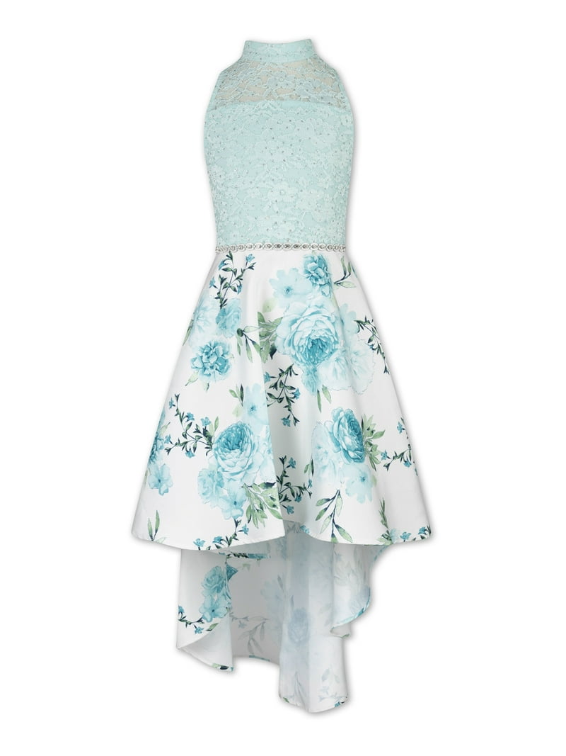Lots of Love by Speechless Special Occasion Floral Hi-Low Dress, Sizes 7-16 Lots of Love by Speechless Special Occasion Floral Hi-Low Dress, Sizes 7-16