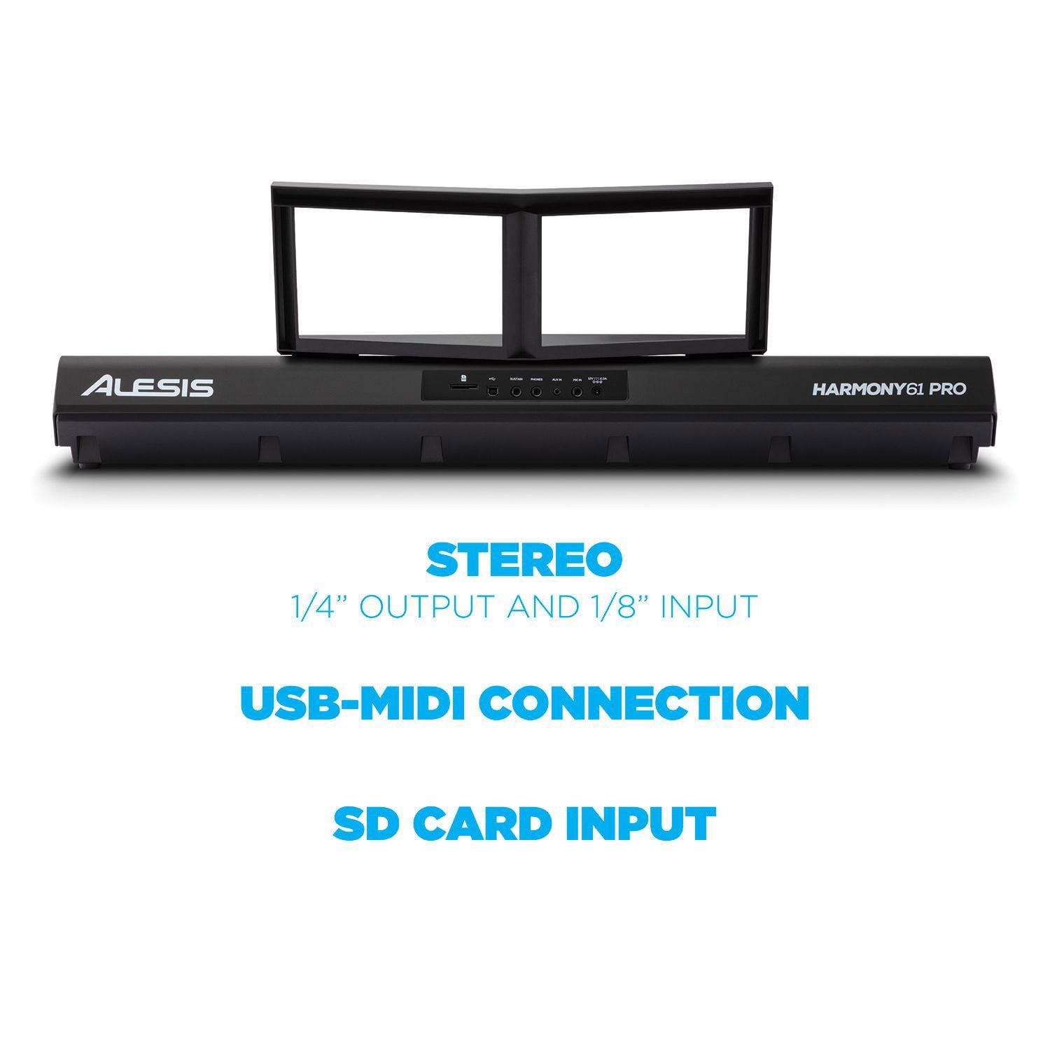 ALESIS HARMONY61 キーボードセット Alesis Harmony 61 MKII 61-Key Portable Arranger Keyboard
