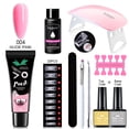 thumbnail image 2 of Kit de Gel polivinílico para uñas, lámpara LED UV para uñas, Gel de extensión para uñas, juego de arte de uñas con purpurina y solución deslizante, herramientas de manicura Tan Jianjun unisex, 2 of 2
