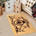 thumbnail image 4 of Runner Rug Indoor Doormats Front Door Mat Indoor Entrance Letter Flannel Laundry Entrance Mat Carpet Kitchen Bathroom Mats Outside Door Mats for Home Entry Floor Lightning Deals of Today Daily 16x24IN, 4 of 4