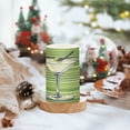 thumbnail image 2 of Yayeee Flameless Candles with Remote Flickering Battery Operated Multi Color Changing, Green Martini Glass, 2 of 7