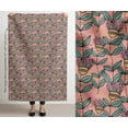 thumbnail image 3 of Soimoi Upholstery & Outdoor Fabric by The Yard - Leaves Pattern - 56" Wide Water-Repellent Cloth for Furniture, Bags & Patio Projects - Pink, 3 of 7