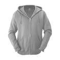 thumbnail image 3 of Sudadera Fruit of the Loom Talla EG con Cierre y Capucha Gris, 3 of 4