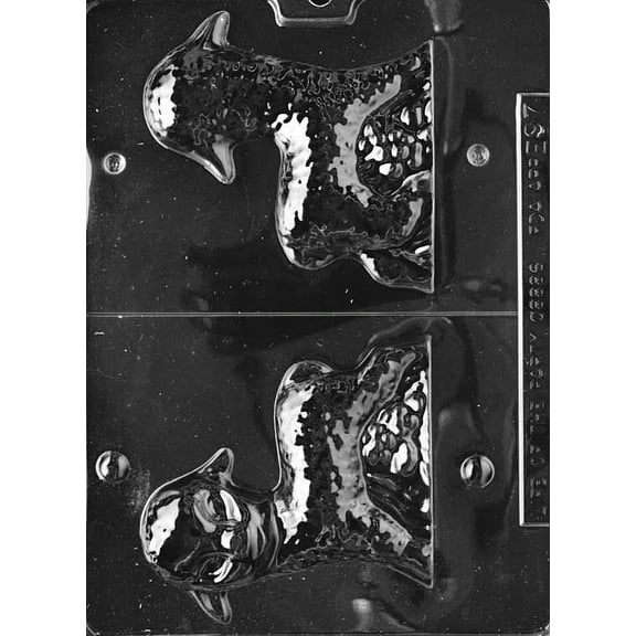 Grandmama's Goodies E097 Hollow Lamb Chocolate Candy Soap Mold with Exclusive Molding Instructions
