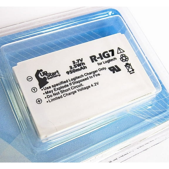 Logitech 190304-0000 Battery - Replacement for Logitech Universal Remote R-IG7 Battery (950mAh, 3.7V, Lithium-Ion)