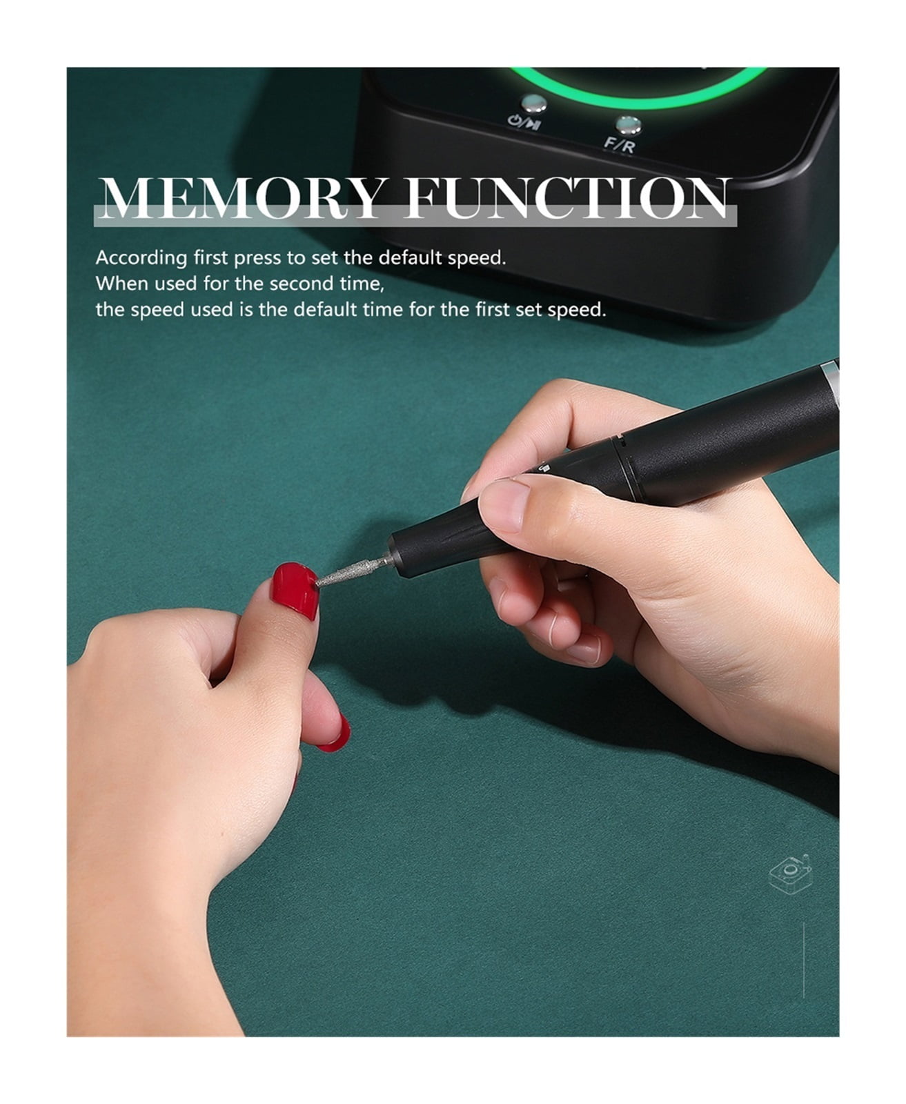 Electric Nail Drill Machine,40000RPM Professional Efile Nail Drill Kit,Electric Nail File for Acrylic Nails Gel Nails ,Low Noise