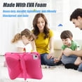 thumbnail image 2 of GSFY Case Compatible with iPad Air 11 inch M3 2025 / M2 2024, iPad Air 10.9 4th&5th Gen 2022/2020, Light EVA 360° 3D Butterfly Kickstand Shockproof Case Cover with Pencil Holder, Rose BTFLY, 2 of 7