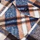 thumbnail image 5 of Camisas Para Hombre Manga Larga De AlgodóN Hombres Casual Color a juego Ligero Solapa Lijado A cuadros Camisa de manga larga Chaqueta Top (Beige, XXL), 5 of 7