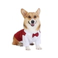 thumbnail image 5 of Pet Costume Dog Suit Formal Tuxedo, Dog Suit Bow Tie Costume, Gentleman Dog Wedding Party Suit, Dog Shirt Puppy Pet Small Dog Clothes with Bow Tie, 5 of 6