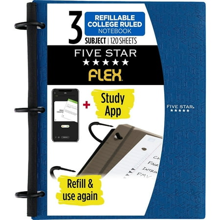 UPC: 0043100081265 | Five Star 3-Subject Notebook 8.5 x 11 08126