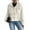 White#006, variant on Xyxonk Womens Sherpa Jacket Button Down Fuzzy Fleece Jacket Long Sleeve Thickened Coat with Pocket Winter Fashion Lapel Outwear,White L